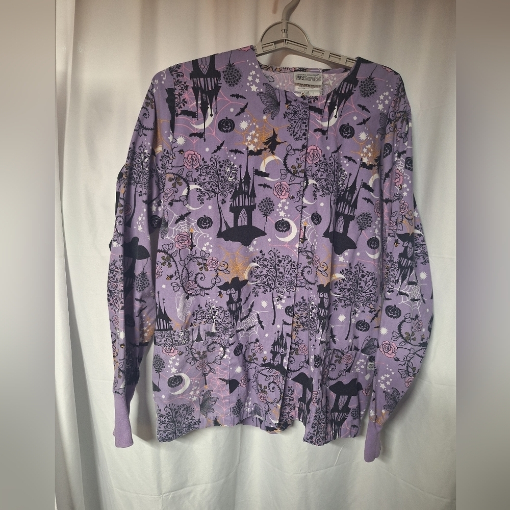 Uniform Advantage Halloween Print Scrub